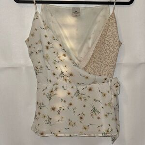 Floral Wrap Women Top